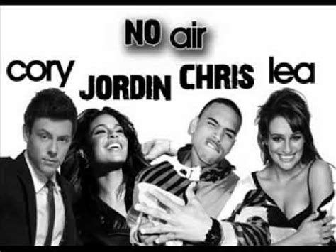 No Air Jordin Sparks Chris Brown Glee Lea Cory YouTube