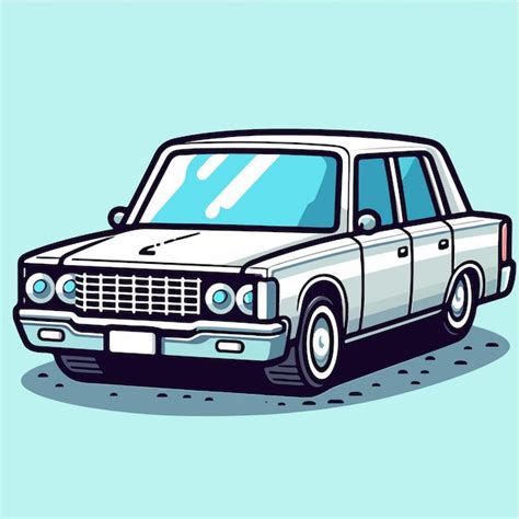 Coches Retro Vectoriales Vector Premium