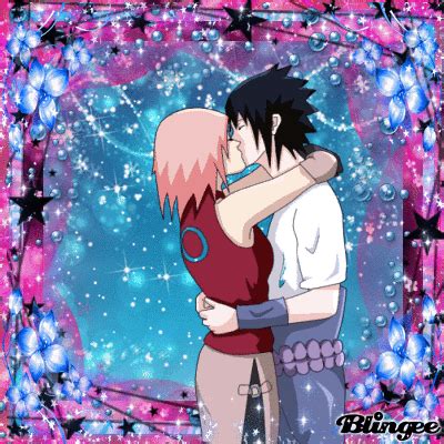 Sakura Haruno And Sasuke Uchiha Kissing