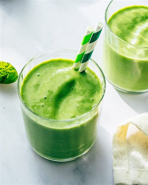 Matcha Smoothie Green Tea Smoothie A Couple Cooks