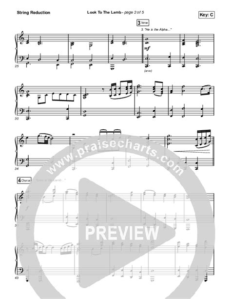 Look To The Lamb Live String Reduction Sheet Music Pdf Bryan Katie