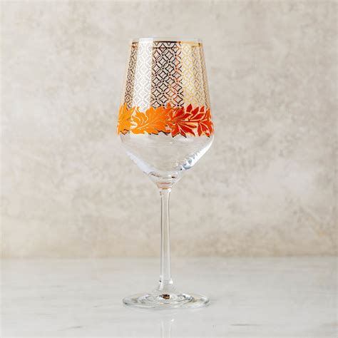 Cooper S Hawk Winery And Restaurants Botanical Orange Amber Entertaining Stemmed Wine Glass