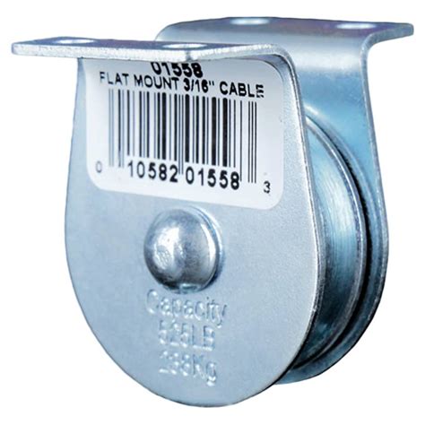 Block Division Single Flat Mount Pulley