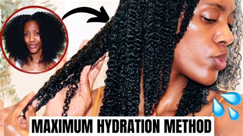 Maximum Hydration Method💦💦 Revive Those Curls You Wont Regret It Youtube