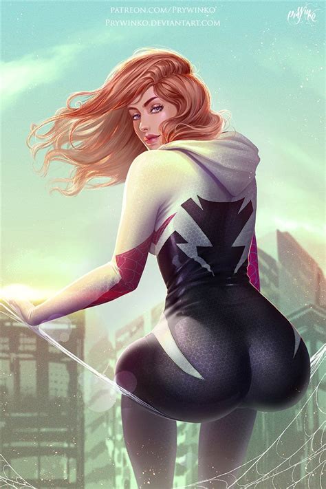 Spider Gwen By Prywinko Marvel Characters Art Spider Gwen Comics Girls