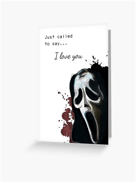 Scream Valentines Day Horror Movie Greeting Card For Sale By