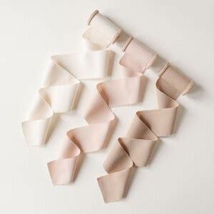 Nude Ribbon Christmas Ribbon Reusable Gift Wrap Cotton Ribbon For Wedding Invitation Wax Stamp