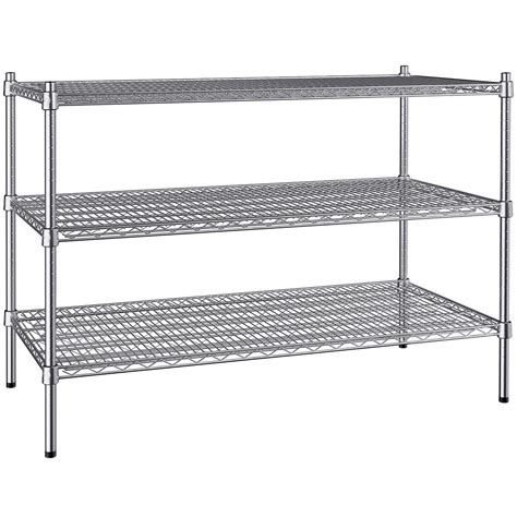 Regency 24 X 48 X 34 Nsf Stainless Steel 3 Shelf Kit