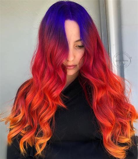 10 Sunset Hair Color Looks That are Stunning for Summer | All Things ...