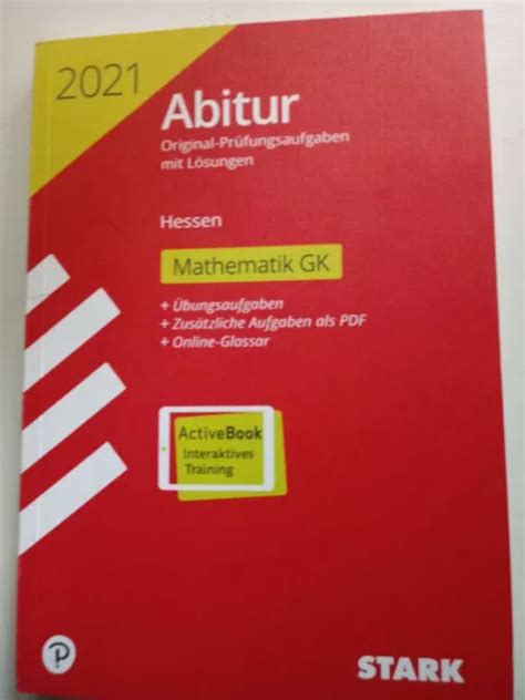 Stark Abitur Mathematik Gk Hessen Mit L Sungen Eur Picclick De