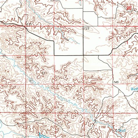 Glendive Mt Nd 1981 100000 Scale Map By United States Geological