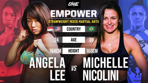 Angela Lee Vs Michelle Nicolini Full Fight Replay Trends