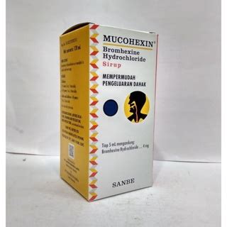 Jual MUCOHEXIN SYRUP 120ML Shopee Indonesia