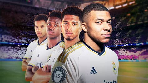 Kylian Mbappé au Real Madrid avec Bellingham Vinicius Jr et Rodrygo