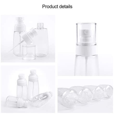 Pcs Portable Refillable Plastic Fine Mist Perfume Spray Bottle