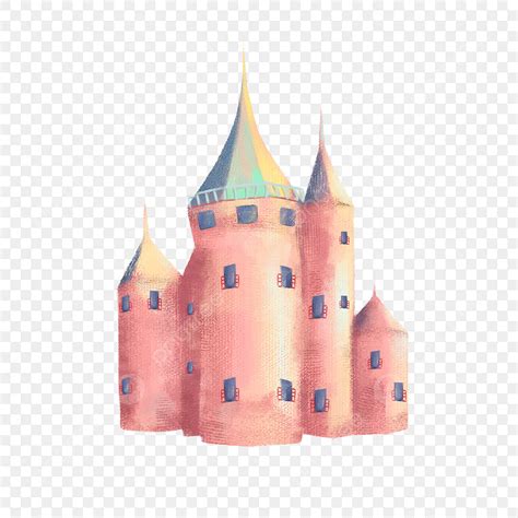 Pink Castle Png Image Cartoon Pink Castle Free Castle Clipart