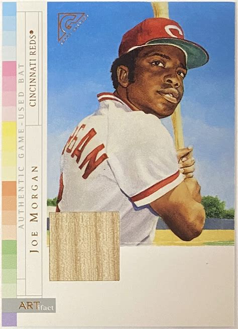 Joe Morgan 2003 Topps Gallery Cincinnati Reds Baseball Hall Of Fame