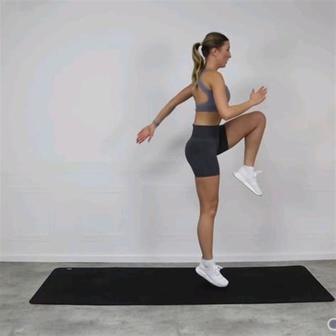 Knee Tuck Jump To Sldl By Erinn Shea Exercise How To Skimble