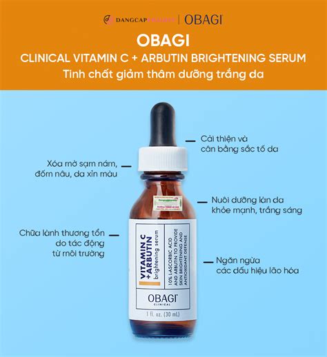 Tinh Chất Obagi Clinical Vitamin C Arbutin Brightening Serum Giảm Thâm Dưỡng Trắng Da