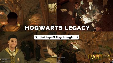 Hogwarts Legacy Hufflepuff Playthrough No Commentary Part 1 YouTube