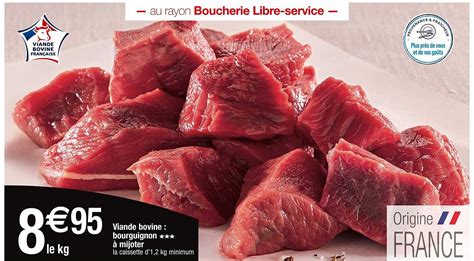 Promo Viande Bovine Bourguignon Mijoter Chez E Leclerc Icatalogue Fr