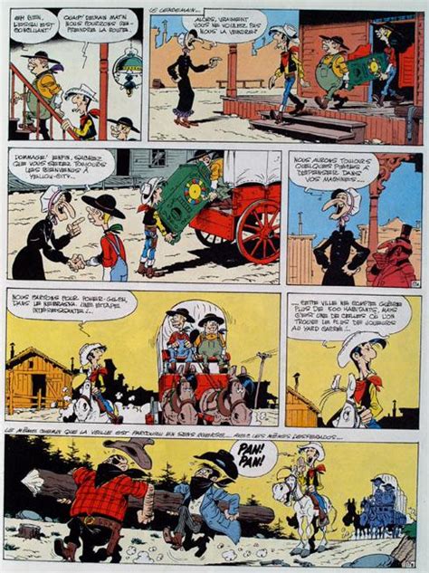 Lucky Luke Le Bandit Manchot Sceneario