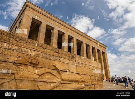 Cankaya Ankara Turkey June Das Mausoleum Anitkabir Das