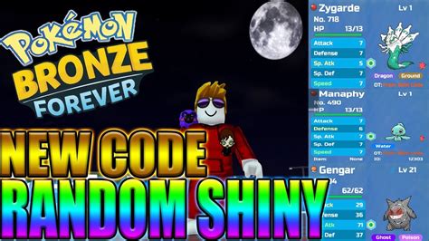 New Random Shiny Code Special Pokemon Code In Pokemon Brick Bronze Project Bronze Forever