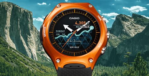 Casio Smartwatch Wsd F10 Totally Rugged And Useful For Adventures