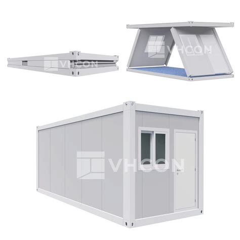 Movable Modular Prefab Portable Homes Wooden Tiny 2 Bedroom 20FT