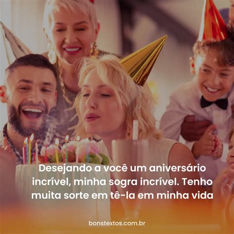 90 Feliz Aniversário Sogra e Mensagens Bonstextos