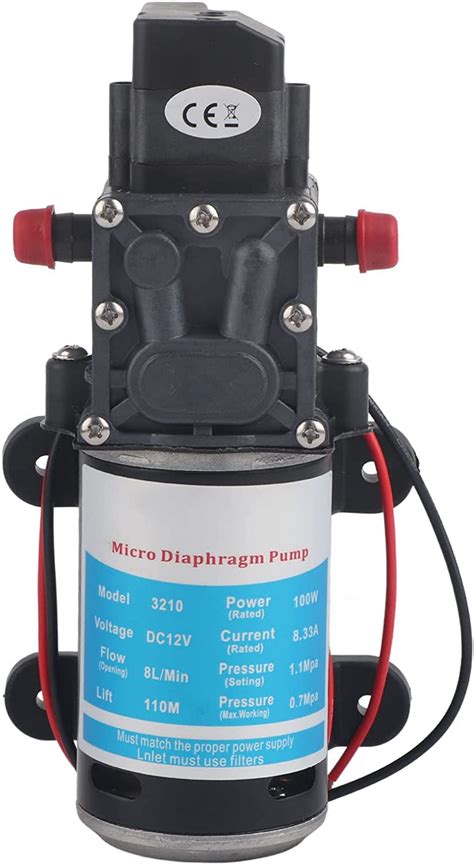 Bomba De Diafragma Autocebante 12v 100w Bomba De Agua De Diafragma