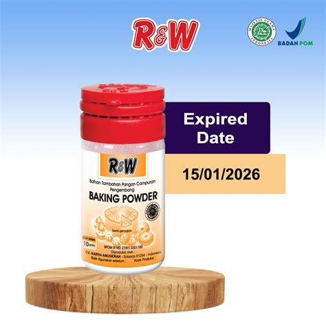 Jual Baking Powder Pengembang Kue Rajawali R W RW 10 Gr Orange Ekstra