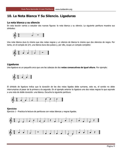 Guia Para Aprender A Leer Partitura Pdf