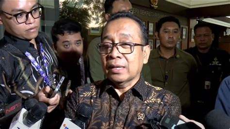 Mensesneg Terima Surat Pengunduran Diri Mentan Syahrul Yasin Limpo