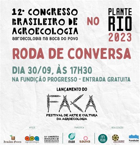 Festival de Arte e Cultura da Agroecologia FACA será lançado no