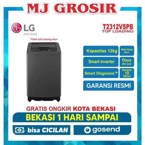 Jual Mesin Cuci Lg T Vs W Kg Tabung Vspb Kg Smart