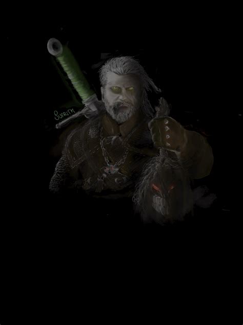 Art of Geralt by me : r/Witcher3