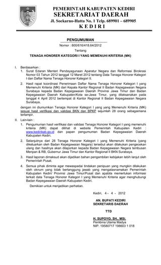 Pengumuman Pdf