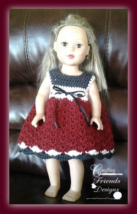 Doll Dress Crochet Pattern Collection By Crafting Friends Designs