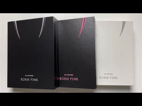 Unboxing Blackpink Nd Studio Album Born Pink Black Pink Grey