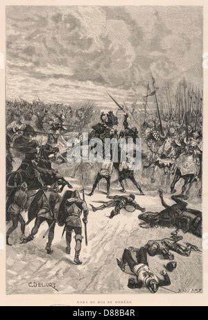 WAR 100 YEARS WAR CRECY Stock Photo Alamy