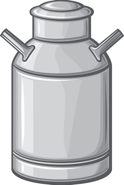 Retro Aluminum Milk Can 3190318 Vector Art At Vecteezy