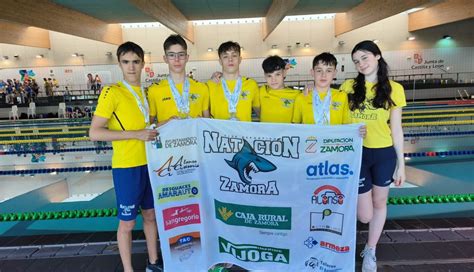 El CD Natación Zamora arrasa en Valladolid casi 20 medallas para