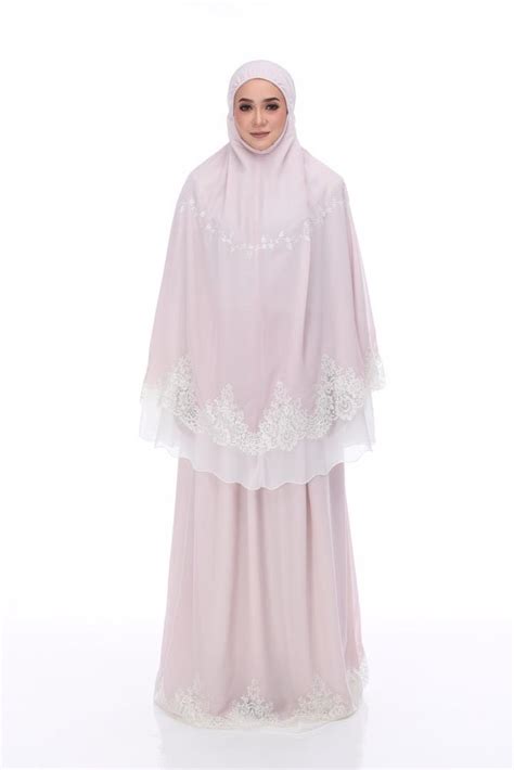 Telekung Chiffon Exclusive Women S Fashion Muslimah Fashion Baju