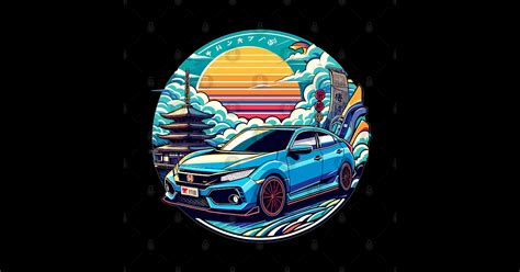 Honda Civic Honda Civic Sticker Teepublic