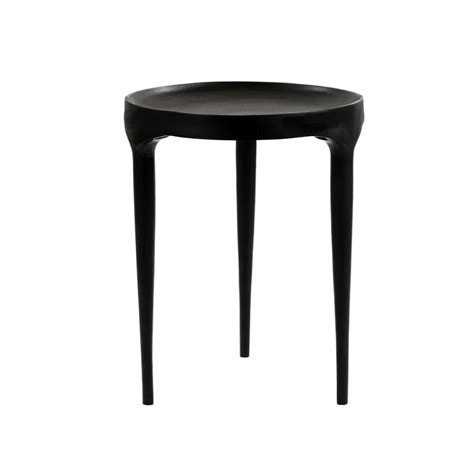 Aluminium Coffee Table Black D40x50cm Zoco Home