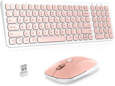 Amazon Wireless Keyboard Mouse Combo Cimetech Compact Full Size