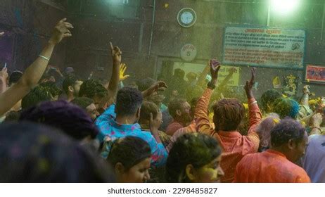 Banke Bihari Temple Holi Images Stock Photos Vectors Shutterstock