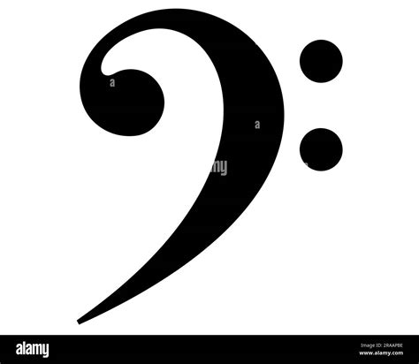 Bass Clef Silhouette Stock Vector Image And Art Alamy